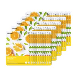 formulaLycocell Ricocell Nature Recovery Mask Pack Vitamin 23g x 50 sheets / 리코셀 네이처 리커버리 마스크팩 비타민 23g x 50장