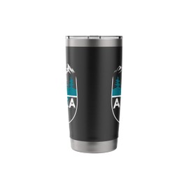 Alaska Bear | Nature Alaskan Mountains Stainless Steel Insulated Tumbler