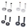 Aqbau Cover rosettes for radiators with protective tube, pipe collar,