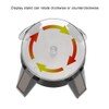 Semme Solar Turntable,Solar Rotating Display Stand, 360° Rotating Turntable with