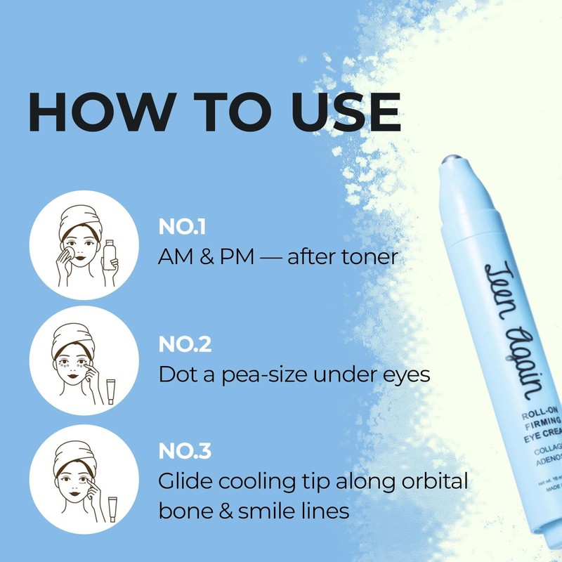 KSBC Look At Me Teen Again Roll-On Firming Eye Cream,