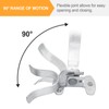 Litoexpe 2 Pcs 1-3/8 Inch Gate Latch with Screws, Wall