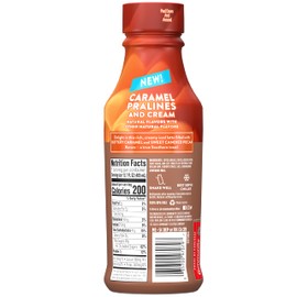 Community Coffee Caramel Pralines and Cream Iced Latte Ready To Drink, 13.7 Ounce Bottle