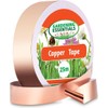 Qatao Copper Tape(2/5inchX82FT),Copper Foil Tape with Conductive Adhesive for Guitar,EMI