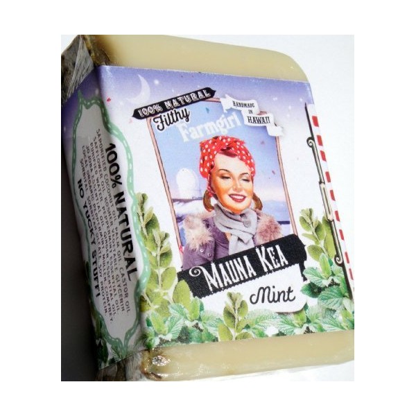 Mauna Kea Mint SOOTHiNG BAR SOAP Coconut Mint Mullien Comfrey & Ginger