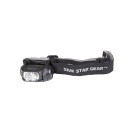 5ive Star Gear Multi-Function Headlamp with Strobe, Black