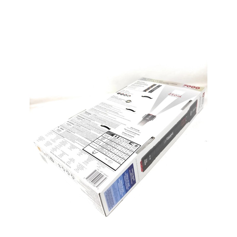 Infinity X1 7000L Dual Power Rechargeable Flashlight 7000 Lumen CREE