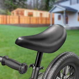 F Fityle Kids Bike Saddle Children Seat Soft with Post Tube Kids Balance Bike Seat Children Saddle for Biking Riding, 2.2cm Thickness