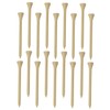 Kisangel 100pcs Bamboo Golf Tees Wooden Holders for Indoor and