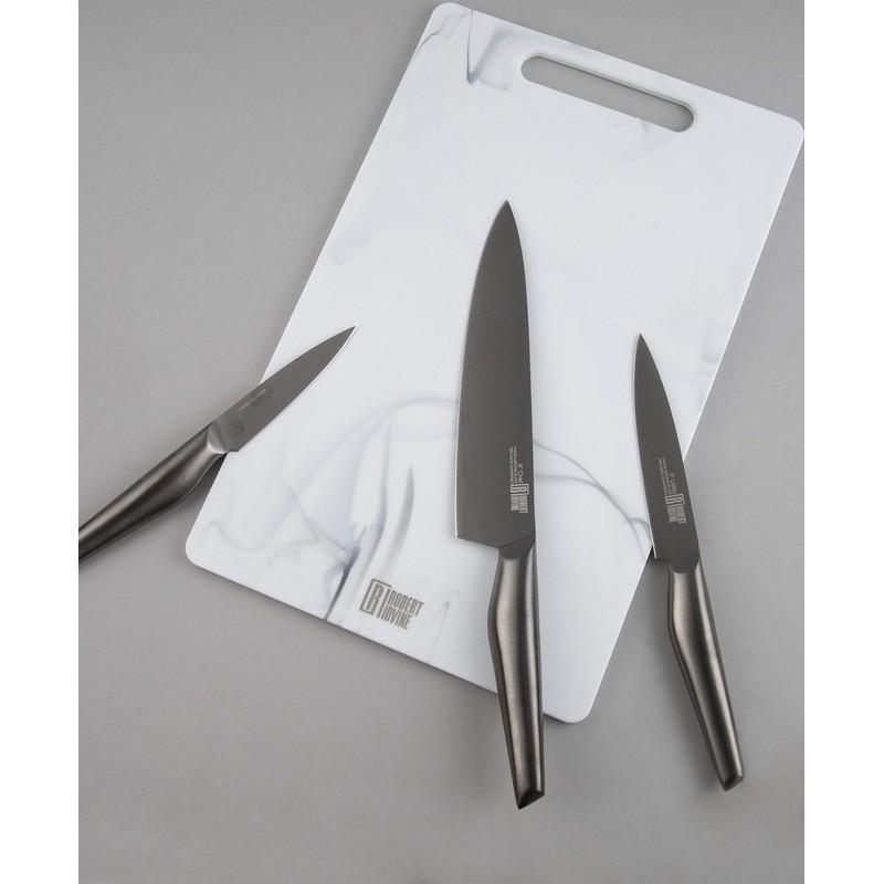 Cambridge Silversmiths Robert Irvine 10-Piece Hollow Handle Cutlery Block in