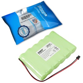 HQRP Battery for DSC IMPASSA 6PH-H-4/3A3600-S-D22 SCW9057 SCW9055 Alarm Panel 9057 SCW-9057 SCW-9055 9O57 ADT 17000145 17000152 Security System 6PH-H-4/3A36OO-S-D22 7.2V 3600mAh
