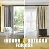 Zeerobee Curtain Rods for Windows 48 to 84, 1 Inch