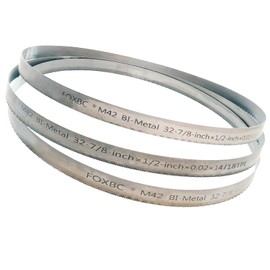 FOXBC 32-7/8-Inch Portable Band Saw Blade 14/18 TPI, 32-7/8 Inch X 1/2" X .020", 3-Pack, Replacement for DeWalt DW3986C Bandsaw Blade