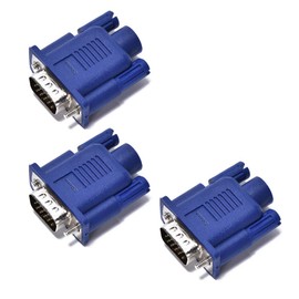 EVanlak Vga Dummy Plug Headless Ghost Functionally Stable Dummy Plug Conductive Performancevga Headless RGB Display Emulator Operating System Boot and Load Resolutions up to 1080p@60Hz 3 Pack