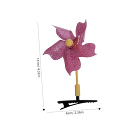 FOMIYES 20pcs Windmill Hair Clips for Little Girls Glitter Hair Barrettes Boys and Girls Dress up