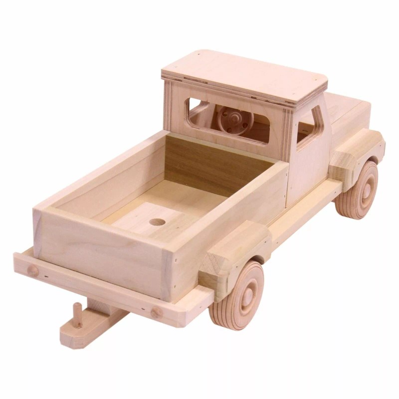 Amishtoybox.Com Amish-Made Wooden Toy Pickup Truck
