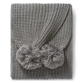 KARL LAGERFELD PARIS womens Accessories Scarf,HEATHERED GRANITE,ONE SIZE