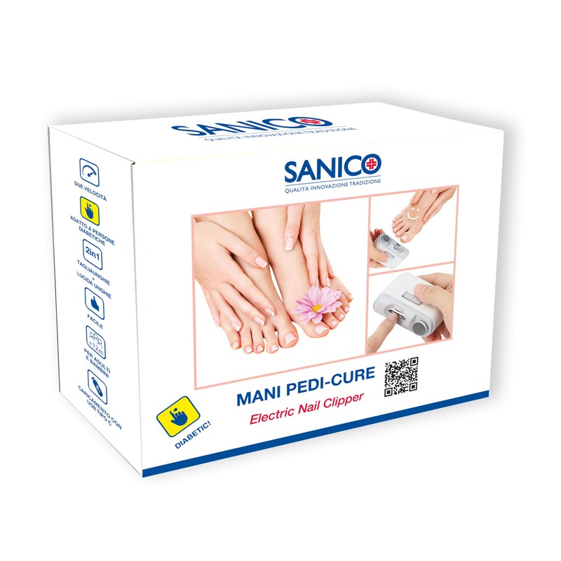 Sanico Tagliaunghie Elettrico, Senza Fili, Sicuro & Semplice, 2 Velocità,