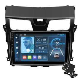 10.1 inches Android 10 Double Din Car Stereo for Nissan Altima 2013-2015 IPS Touchscreen Screen Car Radio with Carplay & Android Auto Support Backup Camera GPS FM Navi BT