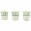 Genuine Joe Cold Beverage Cup, 3oz, Paper, Striped Pattern, 50