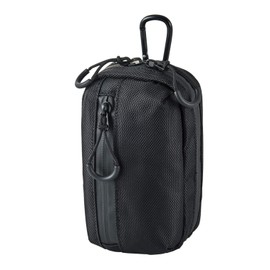Elecom DGB-CP01LBK GRAPH GEAR Compact Digital Camera Case for Digital Cameras, 1 Air Chamber, Large, Black