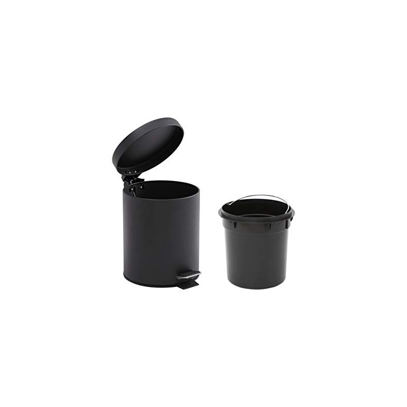 Modful Step Trash Can, Black