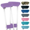 Universal Crutch Underarm Pad and Hand Grip Covers - Luxurious