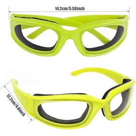 ZHjuju Onion Goggles,Tearless Glasses Eye Protect Durable Windproof Dustproof Eyes Protector Anti-splash Tearless Glasses for Cooking Biking Kitchen for Women Men Home Kitchen Purple