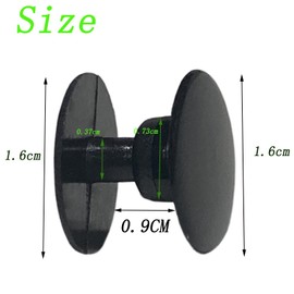 8 Sets Replacement Rivets Button for Hole Beach Shoe Button 16MM Beach shoe Replacemen Compatible for Clog Shoe Strap 16mm Size Rivets Repair