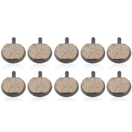 5 Pairs of Disc Brake Pads, Disc Brake Pads, Bicycle Brake Pads, Round Bicycle Brake Pads, Bicycle Brake Pads for Mountain Bikes, Brake Pads Bicycle Disc Brake, Semi Metal