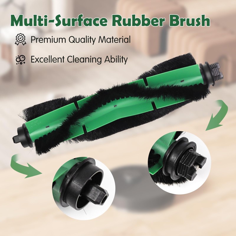 3 Pcs Main Brush Accessories Kit Compatible with iRobot Roomba