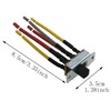 MEETOOT 2pcs 6 Pin Canal Ceiling Fan Reverse Direction Slide