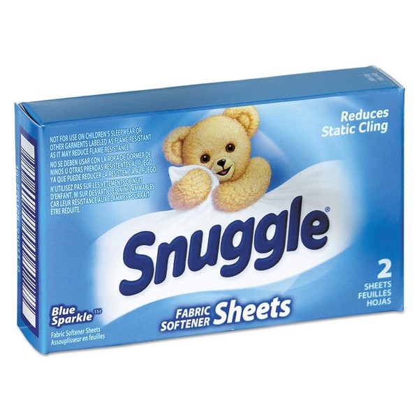 Snuggle Snuggle VEN 2979929 Original Blue Sparkle Dryer Sheets (2-Piece/Box,