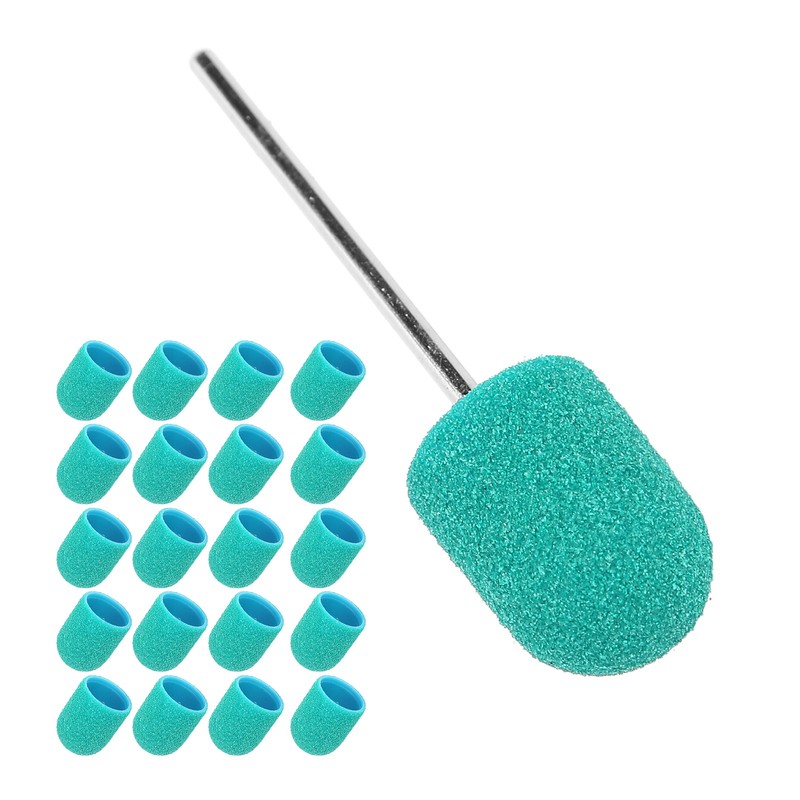 Nail Sanding Band Drill Bit Nail Art Polishing Sanding Cap