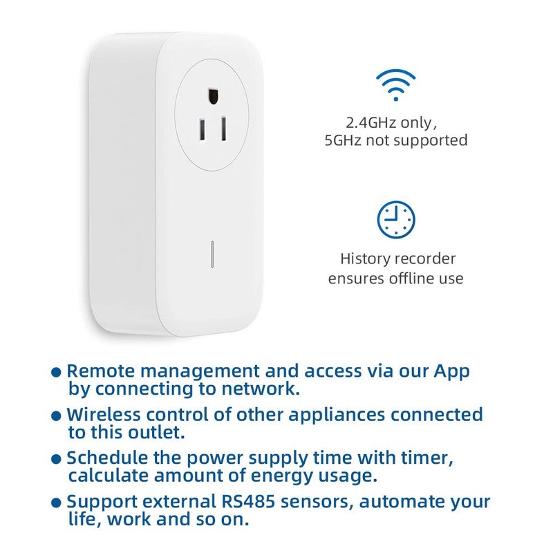 UBiBot Smart Plug Wifi Remote Control Outlet Alexa & IFTTT,
