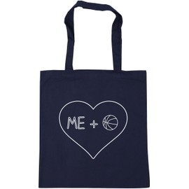 Hippowarehouse Me and Basketball Tote Shopping Gym Beach Bag 42cm x38cm, 10 litres