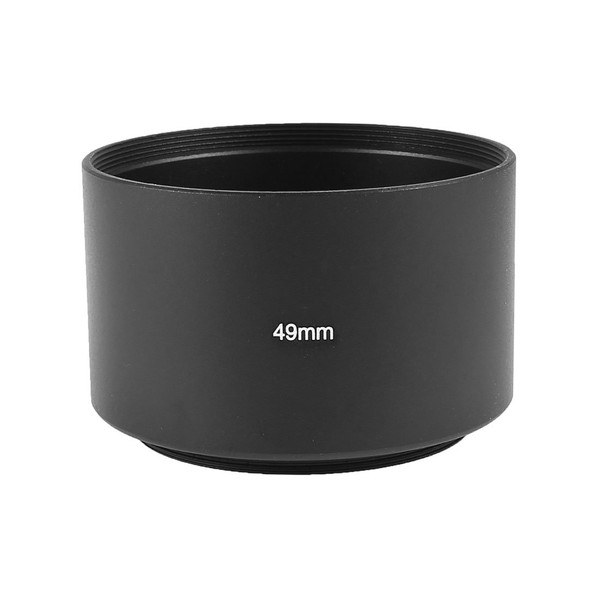 sourcingmap Camera Lens Hood, Aluminum Standard 49mm Long-focus Lens Hood