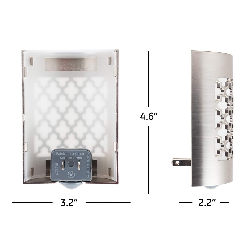 GE CoverLite LED Night Light, Plug-In, Dusk to Dawn Sensor,