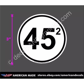 TRUMP 45th PRESIDENT SECOND TERM 2024 DECAL BUMPER STICKER MAGA AMERICA FIRST