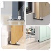 TEHAUX Door Swing Stopper Prevents Door from Rolling Off Rail