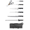 Winco ACERO Knife Set, 21.658.004.19, Black/Silver