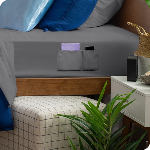 Bare Home Fitted Bottom Sheet King - Dual Pocket -