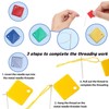 Omeblos Needle Threaders,Needle Threaders Hand Sewing,Square Plastic Needle Threader,Needle Threader