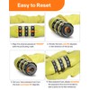 Sportneer High Security 5-Digit Combination Anti-Theft Lock for Bicycle, Motorcycle,