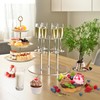 Laumffon Champagne Tower, Circle Acrylic Champagne Display Rack Stand with