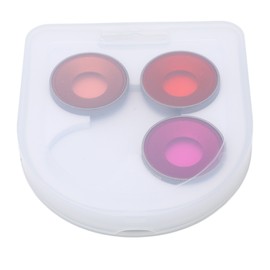 3 Pcs Camera Lens Diving Filters High Definition Optical Glass Pink Red Purple Camera Dive Filters Set for Action3