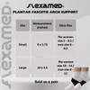 FlexaMed Neoprene Adjustable Arch Supports for Flat Feet and Plantar
