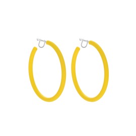 Clip On Hoop Earrings Acrylic Neon Statement Earrings Non Pierced Detachable Clip on Earrings 80s 90s Accessories for Women Retro 80s Outfit 90s Outfits Vintage Neon Party Jewelry