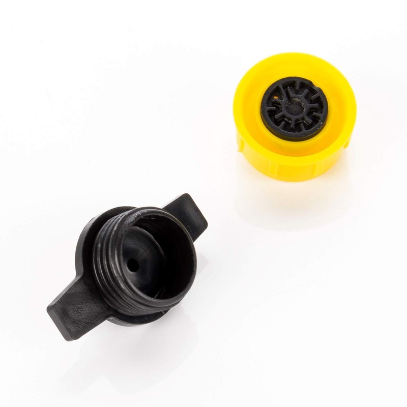 LST 100 x Micro Dripper Garden Watering Pressure Regulating Yellow