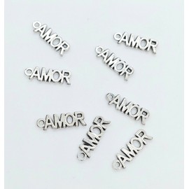 Unbranded Lot of 8 amor charms, jewelry making supplies, diy jewelry